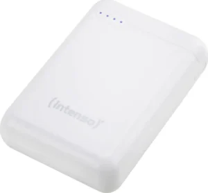 Intenso XS10000 Power Bank 10000mAh με Θύρα USB-A και Θύρα USB-C Λευκό