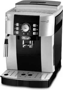 De'Longhi Magnifica ECAM 21.117.SB Αυτόματη Μηχανή Espresso 1450W Πίεσης 15bar με Μύλο Άλεσης Ασημί
