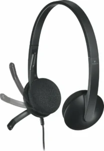Logitech H340 Ακουστικά ΕνσύρματαHead-band Γραφείο/Τηλεφωνικό κέντρο USB Τύπου-A Μαύρο