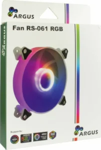 Argus RS-061 RGB Case Fan 120mm με Σύνδεση 4-Pin PWM Λευκό