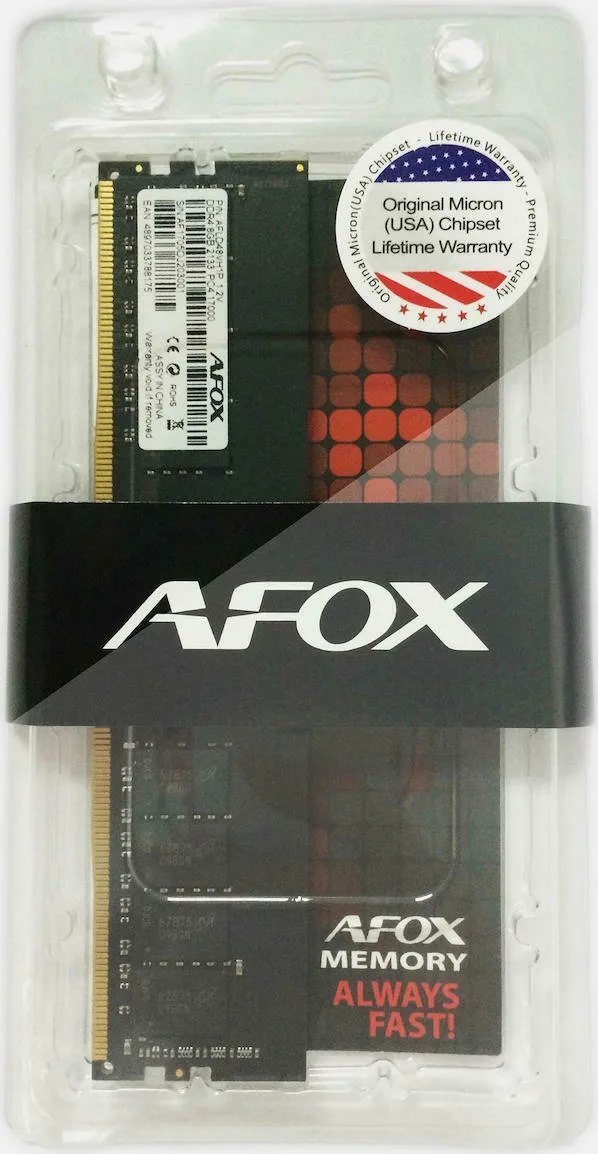 Afox DDR4 RAM 1x16GB 2666 SO-DIMM (AFLD416FS1P)