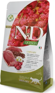 Farmina N&D Quinoa Urinary Adult Ξηρά Τροφή για Ενήλικες Γάτες με Ευαίσθητο Ουροποιητικό με Πάπια 5kg