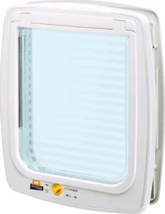 Ferplast Swing 15 Πόρτα Σκύλου & Γάτας 41.2x48.2x9.6εκ. από Πλαστικό σε Λευκό Χρώμα 41.2 x 48.2 x 48.2εκ. 72108011
