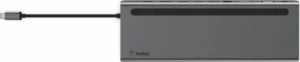 Belkin Connect USB-C Docking Station με HDMI/DisplayPort 4K PD Ethernet και συνδεση 3 Οθονών Ασημί