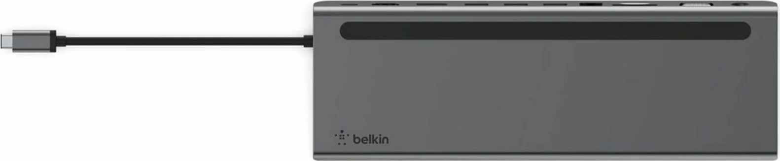 Belkin Connect USB-C Docking Station με HDMI/DisplayPort 4K PD Ethernet και συνδεση 3 Οθονών Ασημί