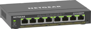 NETGEAR 8-Port Gigabit Ethernet High-Power PoE+ Plus Switch (GS308EPP) Διαχειρίσιμος L2/L3 Gigabit Ethernet (10/100/1000