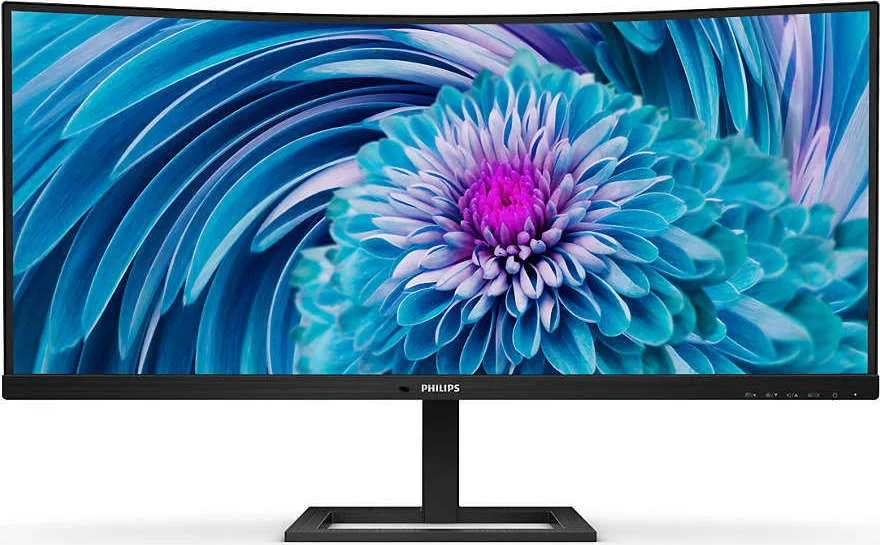 Philips E Line 346E2CUAE/00 Οθόνη Υπολογιστή 86,4 cm (34") 3440 x 1440 εικονοστοιχεία Wide Quad HD+ LCD Μαύρος (Μαύρο)
