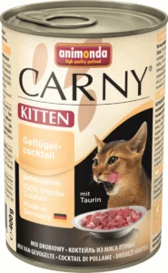 Animonda Carny Kitten Υγρή Τροφή για Ανήλικες Γάτες σε Κονσέρβα με Πουλερικά χωρίς Γλουτένη 400gr 10914