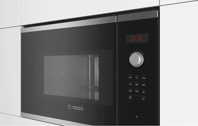 Φούρνος Μικροκυμάτων Εντοιχιζόμενος Bosch Serie 4 BFL553MS0  combi 25 L 900 W Μαύρος
