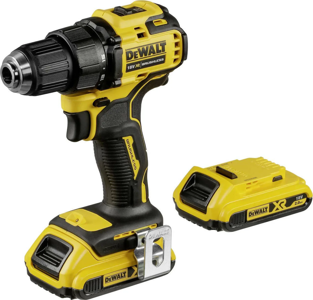 DeWALT DCD708D2T-QW Δραπανοκατσάβιδο Μπαταρίας Brushless 18V 1650 RPM