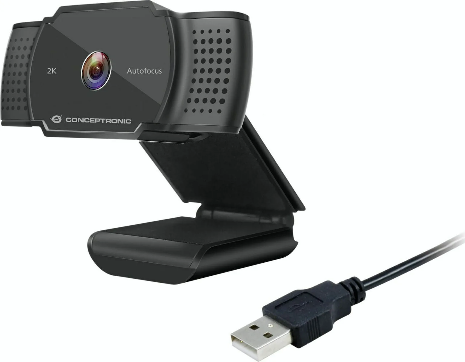 Conceptronic AMDIS02B 2K Super HD Autofocus Webcam with Microphone