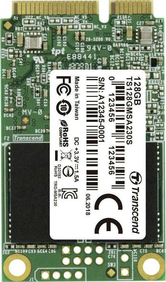 Transcend mSATA 230S 128GB Serial ATA III 3D NAND