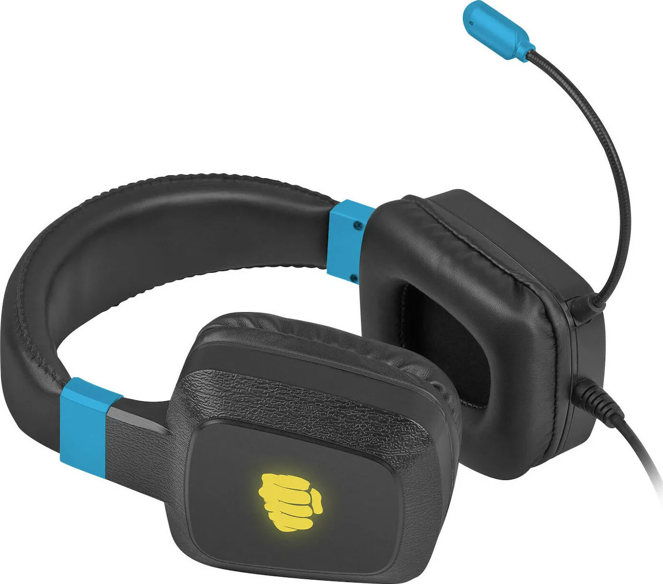 Natec Raptor Over Ear Gaming Headset με σύνδεση 2x3.5mm / USB