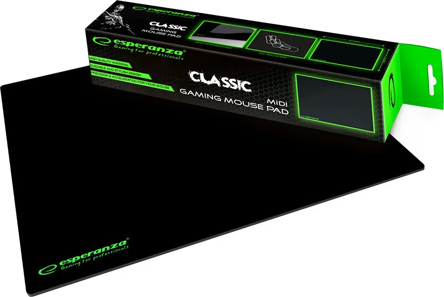 Esperanza EGP102K Gaming Mouse Pad 300mm Μαύρο