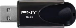PNY Attache 4 16GB USB 2.0 Stick Μαύρο