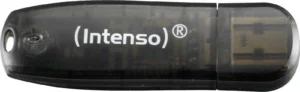 Intenso Rainbow Line 16GB USB 2.0 Stick Μαύρο