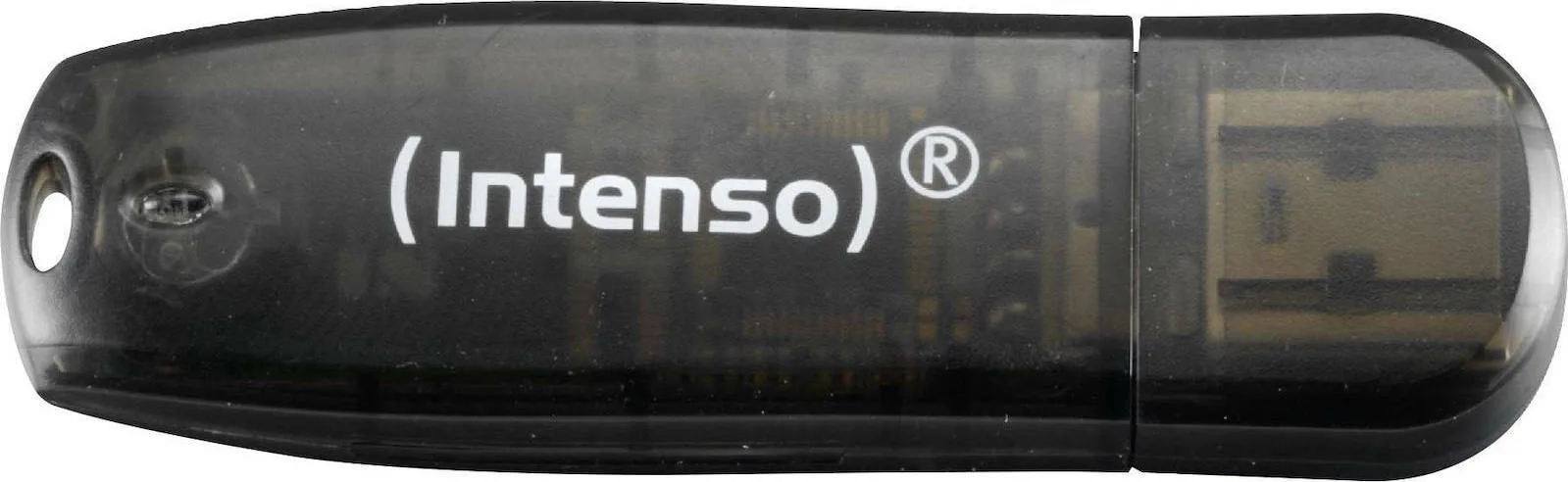 Intenso Rainbow Line 16GB USB 2.0 Stick Μαύρο
