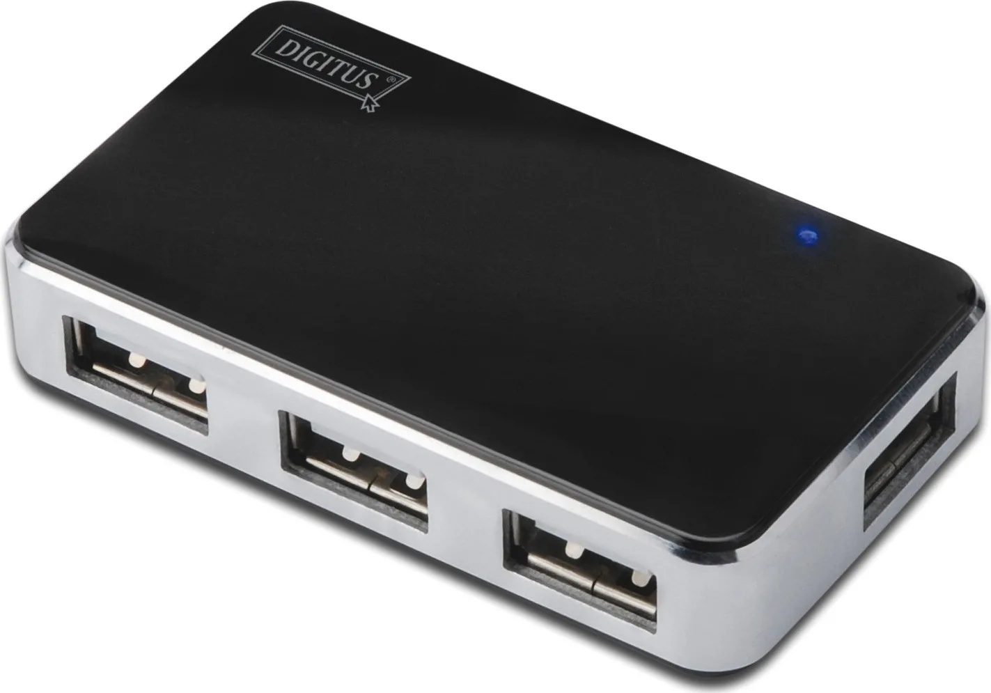 Digitus USB 2.0 Hub 4 Θυρών με σύνδεση USB-A και Εξωτερική Παροχή Ρεύματος (DA-70220)