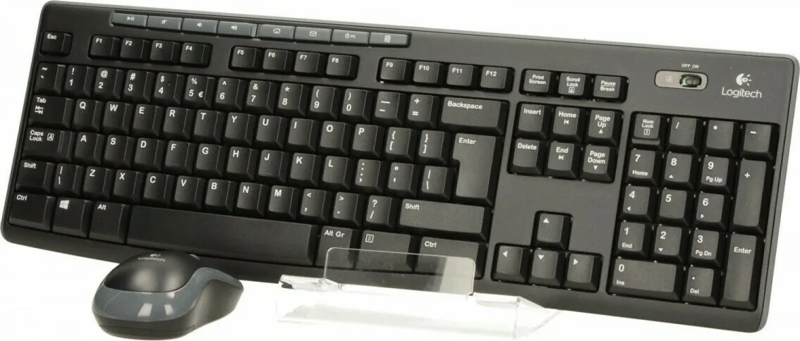 Logitech Wireless Combo MK270 Σετ Πληκτρολόγιο & Ποντίκι Αγγλικό US