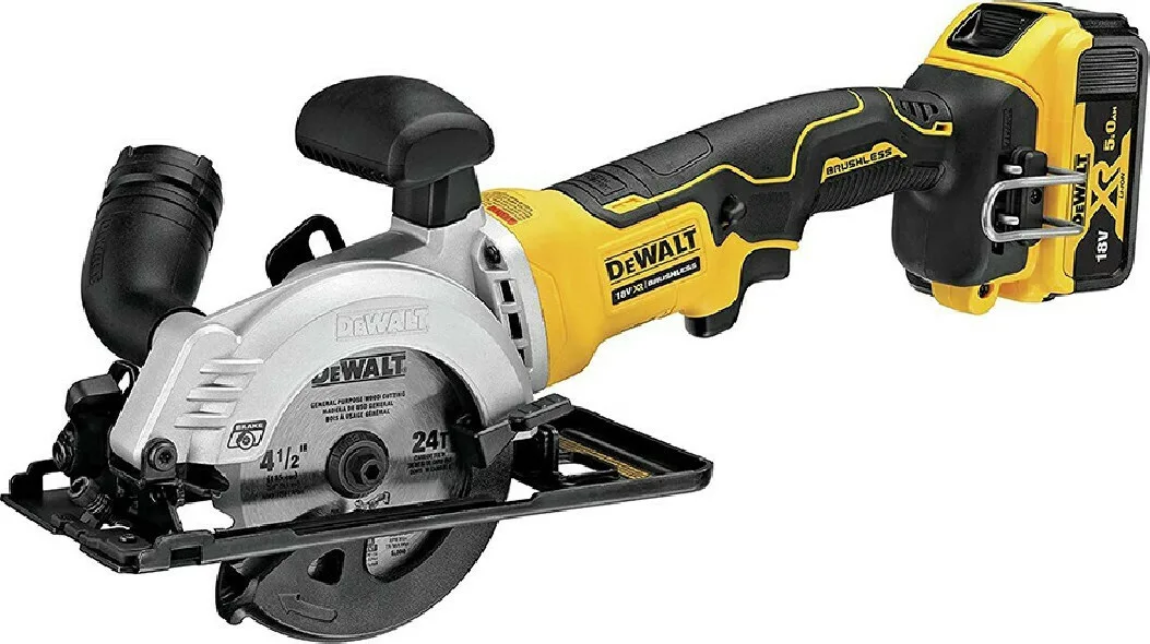 Dewalt DCS571NT Δισκοπρίονο Brushless 18V Solo με Σύστημα Αναρρόφησης