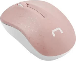 Natec Toucan Ασύρματο Ποντίκι Pink/White