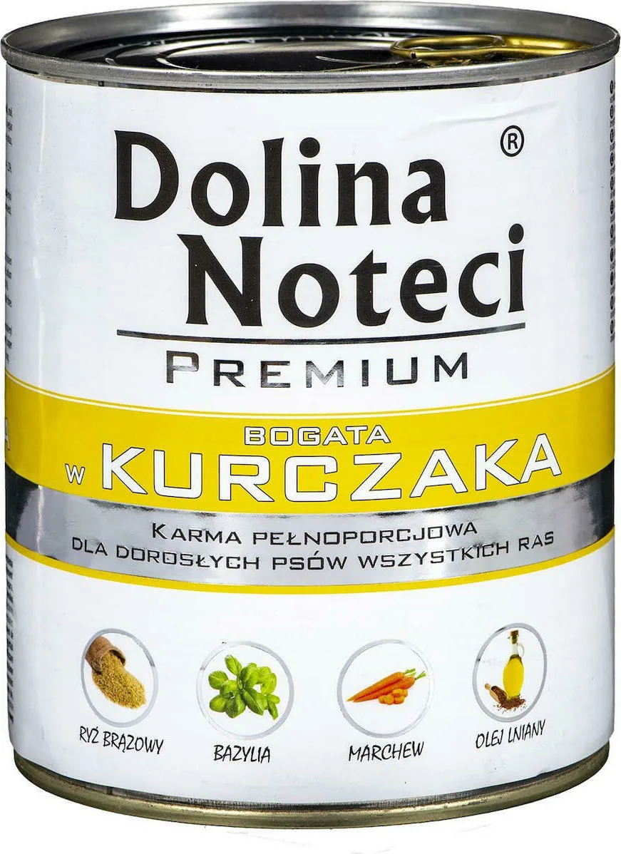 Dolina Noteci Premium Υγρή Τροφή Σκύλων σε Κονσέρβα με Κοτόπουλο χωρίς Γλουτένη 800gr