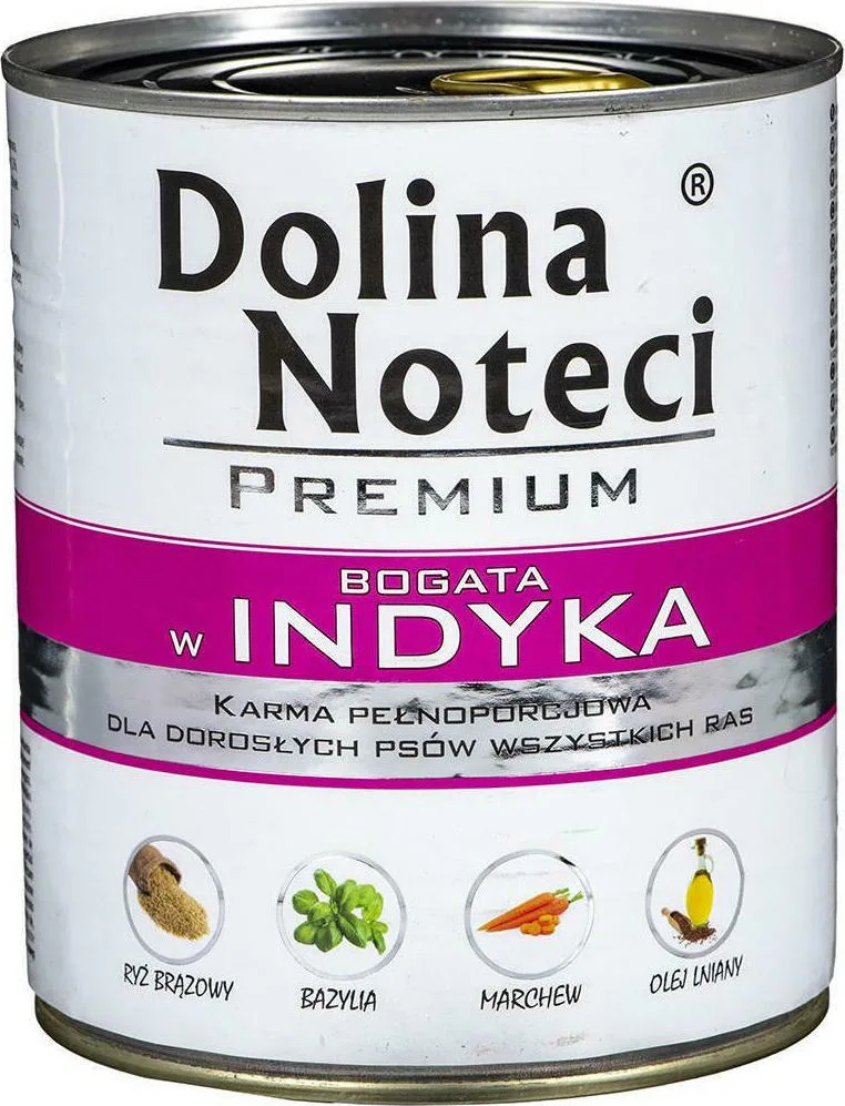 Dolina Noteci Premium Υγρή Τροφή Σκύλων σε Κονσέρβα με Γαλοπούλα χωρίς Γλουτένη 800gr