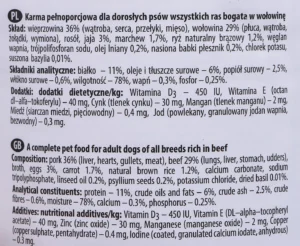 Dolina Noteci Premium Υγρή Τροφή Σκύλων σε Κονσέρβα με Μοσχάρι και Χοιρινό χωρίς Γλουτένη 400gr