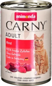 Animonda Carny Adult Υγρή Τροφή για Ενήλικες Γάτες σε Κονσέρβα με Βοδινό χωρίς Σιτηρά & Γλουτένη 400gr 83723