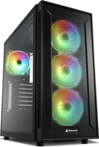 Κουτί Υπολογιστή Sharkoon TG6M RGB Tower Μαύρο