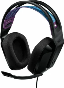 Gaming Headset Logitech G G335 με Καλώδιο 3.5mm Μαύρο