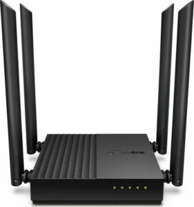 Router TP-Link Archer C64 ασύρματος δρομολογητής Gigabit Ethernet Διπλής ζώνης (2.4 GHz / 5 GHz) Μαύρο