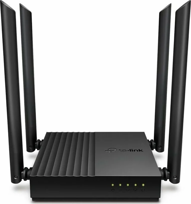 Router TP-Link Archer C64 ασύρματος δρομολογητής Gigabit Ethernet Διπλής ζώνης (2.4 GHz / 5 GHz) Μαύρο