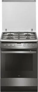 Κουζίνα Amica 618GE3.39HZPTADPNAQXX  66lt Α με Εστίες Υγραερίου και φούρνο Ρεύματος 60εκ Inox