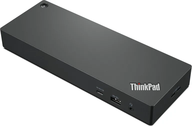 Lenovo ThinkPad USB-C Docking Station με HDMI/DisplayPort 4K PD Ethernet και συνδεση 3 Οθονών Μαύρο