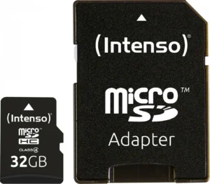 Intenso 3403480 microSDHC 32GB Class 4 Default Speed με αντάπτορα