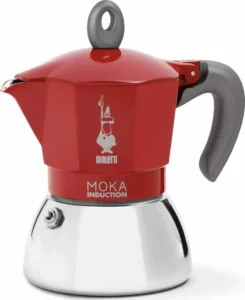 Bialetti Moka Induction 0006944/NP Μπρίκι Espresso 4cups Κόκκινο