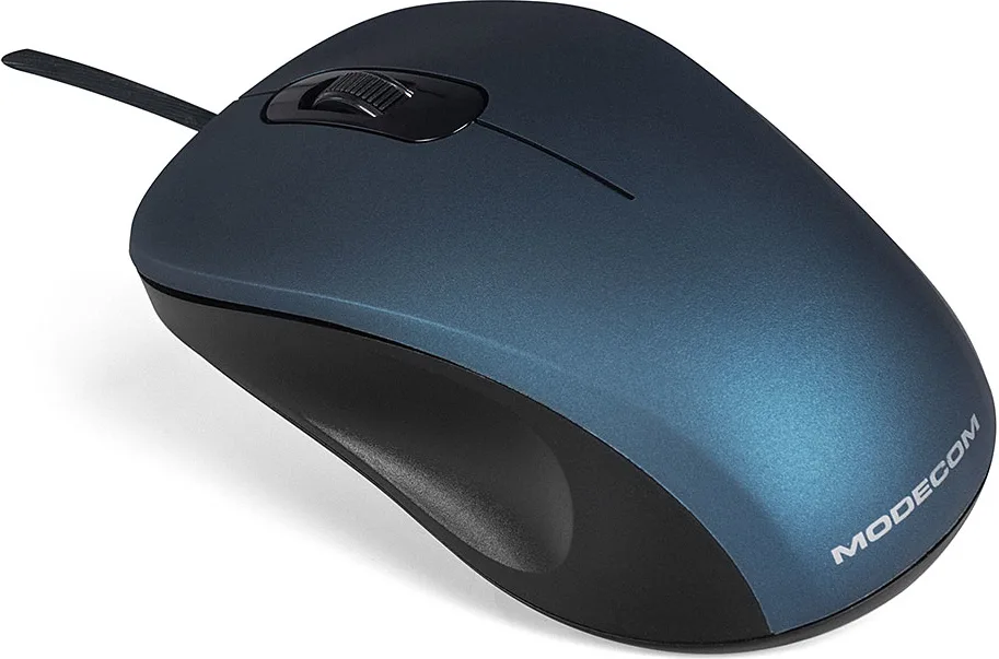 Modecom M10S Silent Ενσύρματο Ποντίκι Μπλε