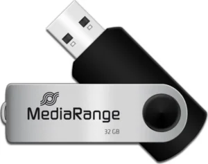 MediaRange MR911 32GB USB 2.0 Black/Silver