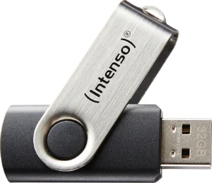 Intenso Basic Line 8GB USB 2.0 Stick Ασημί