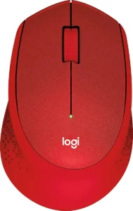 Mouse Logitech M330 Silent Plus Red