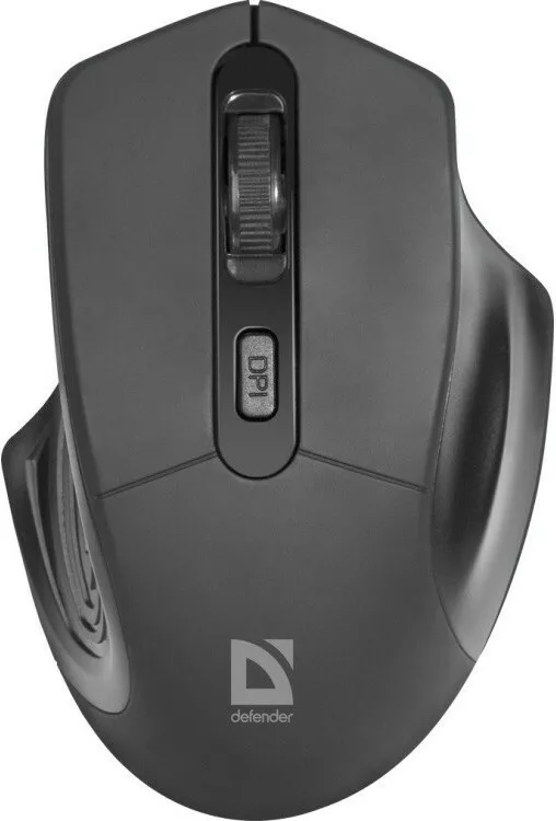 Defender Datum MB-345 RF Ασύρματο Εργονομικό Ποντίκι Μαύρο