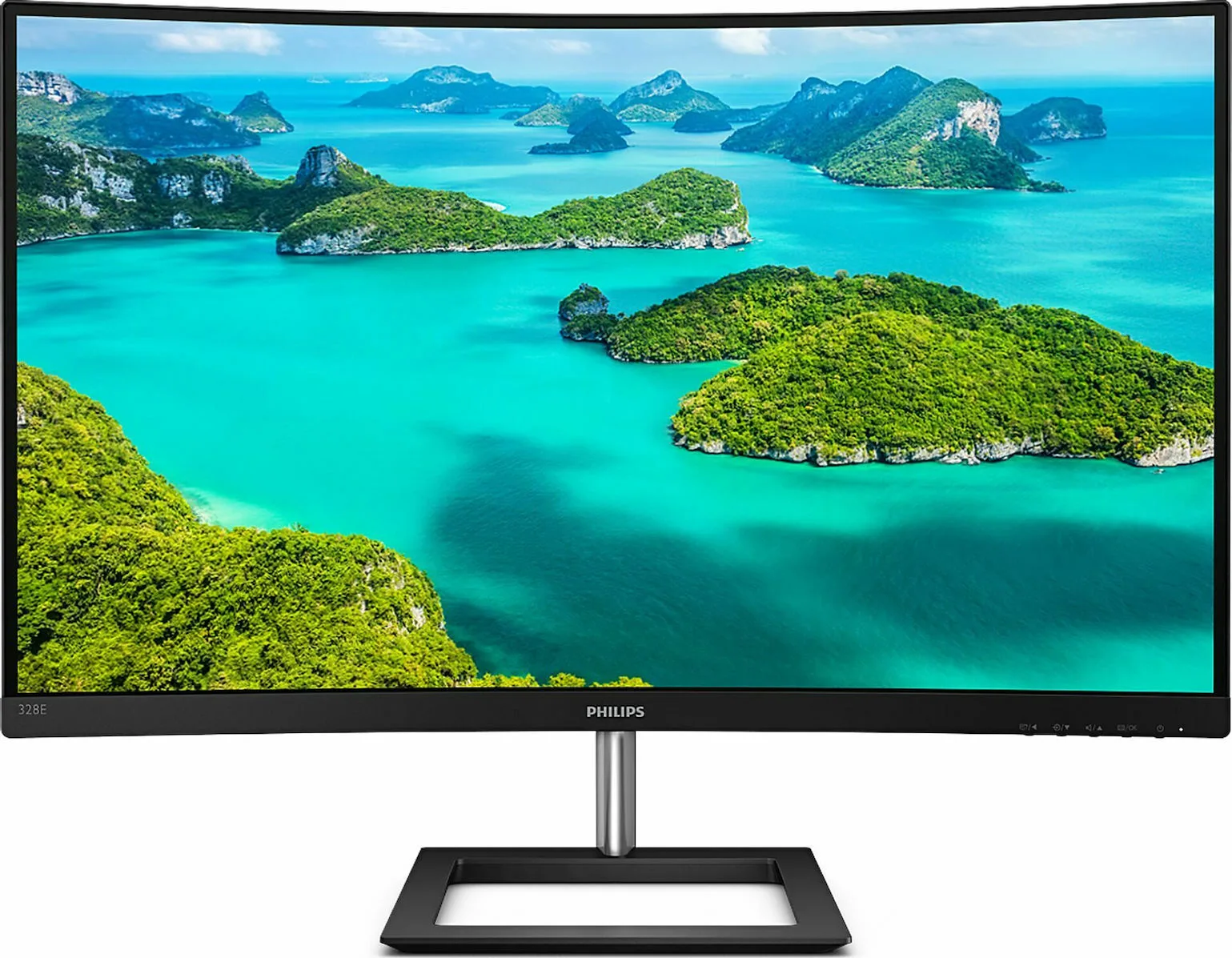 Οθόνη Υπολογιστή Philips E Line 328E1CA/00 LED display 80 cm (31.5") 3840 x 2160  4K Ultra HD LCD Μαύρη