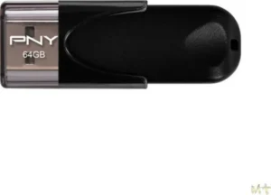 PNY Attache 4 64GB USB 2.0 Stick Μαύρο