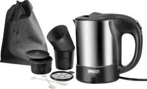 Unold Travel Βραστήρας Ταξιδίου 500ml 1000W Ασημί