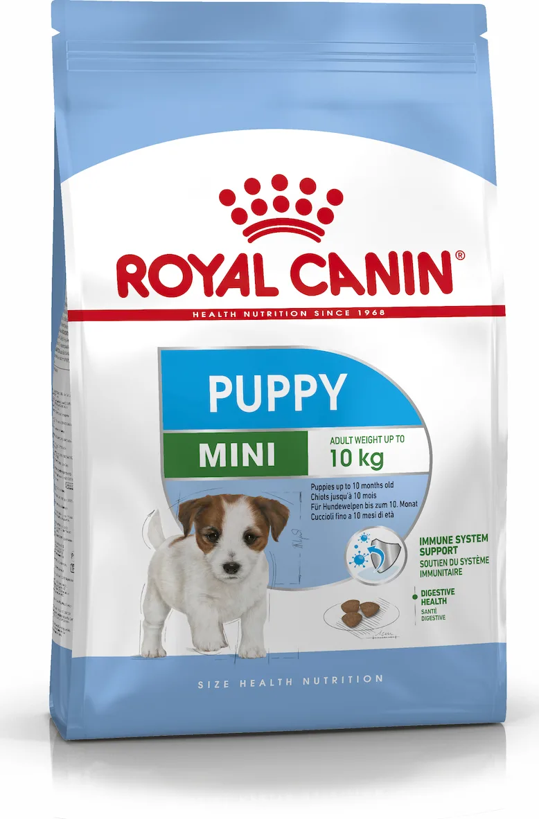 Royal Canin Mini Puppy 4kg Ξηρά Τροφή για Κουτάβια Μικρόσωμων Φυλών με Πουλερικά και Ρύζι (Σωματικού Βάρους Ενήλικα έως