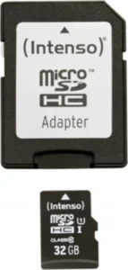 Intenso microSDHC 32GB Class 10 U1 UHS-I με αντάπτορα