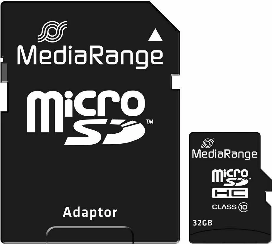 MediaRange MR959 microSDHC 32GB Class 10 A1 High Speed με αντάπτορα