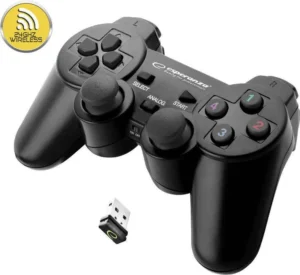Esperanza Gladiator Ασύρματο Gamepad για PC / PS3 Black