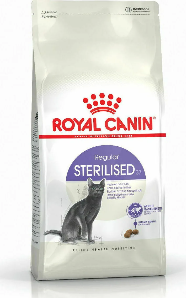 Royal Canin Regular Sterilised 37 Ξηρά Τροφή για Ενήλικες Στειρωμένες Γάτες με Πουλερικά 4kg